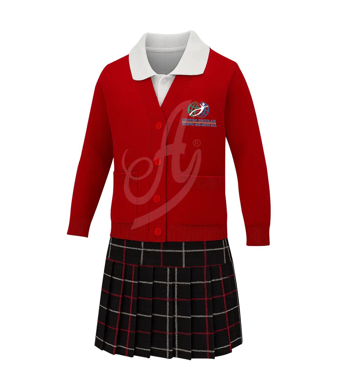 PAQUETE DE UNIFORME DE GALA DAMA KINDER