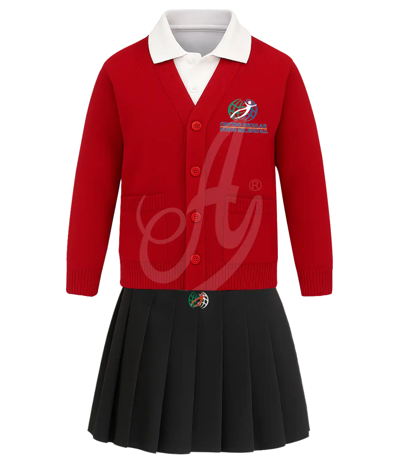 PAQUETE DE UNIFORME DE GALA NIÑA SECUNDARIA